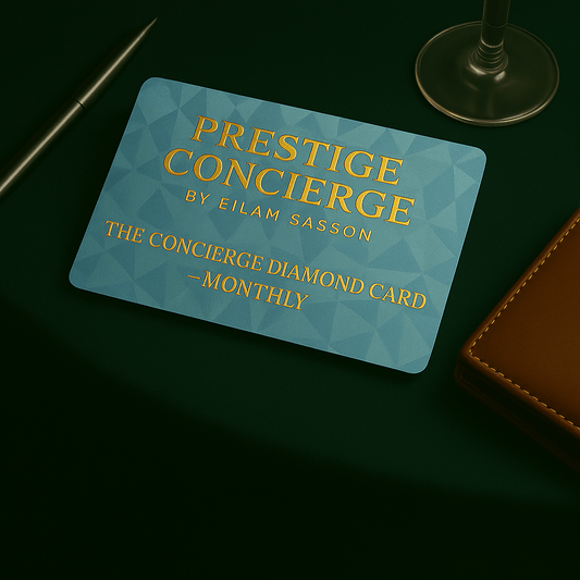 Prestige Concierge By Eilam Sasson The Diamond Card – Monthly
